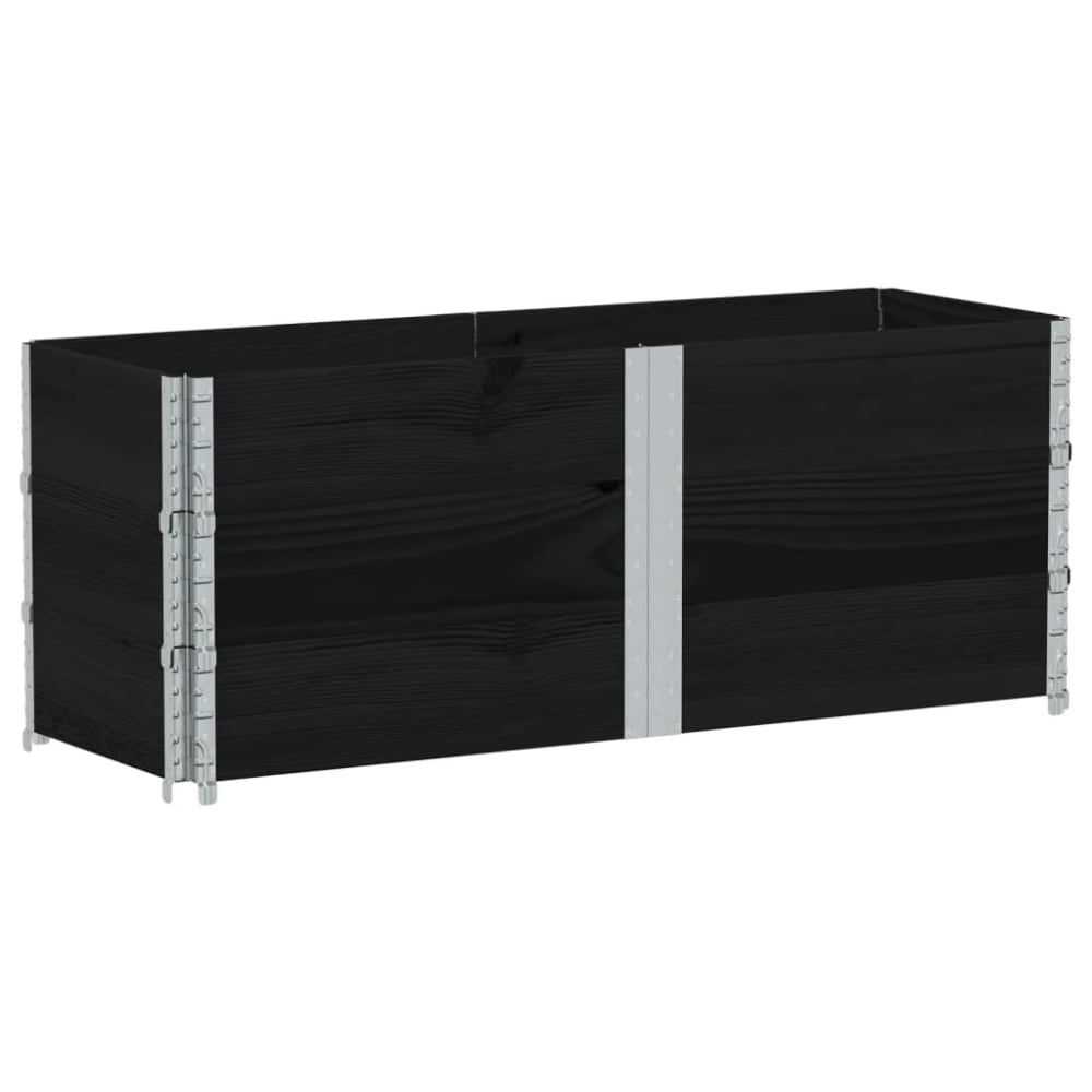 Jardinière bac lit surélevé bois marron 150 x 50 x 60.5 cm