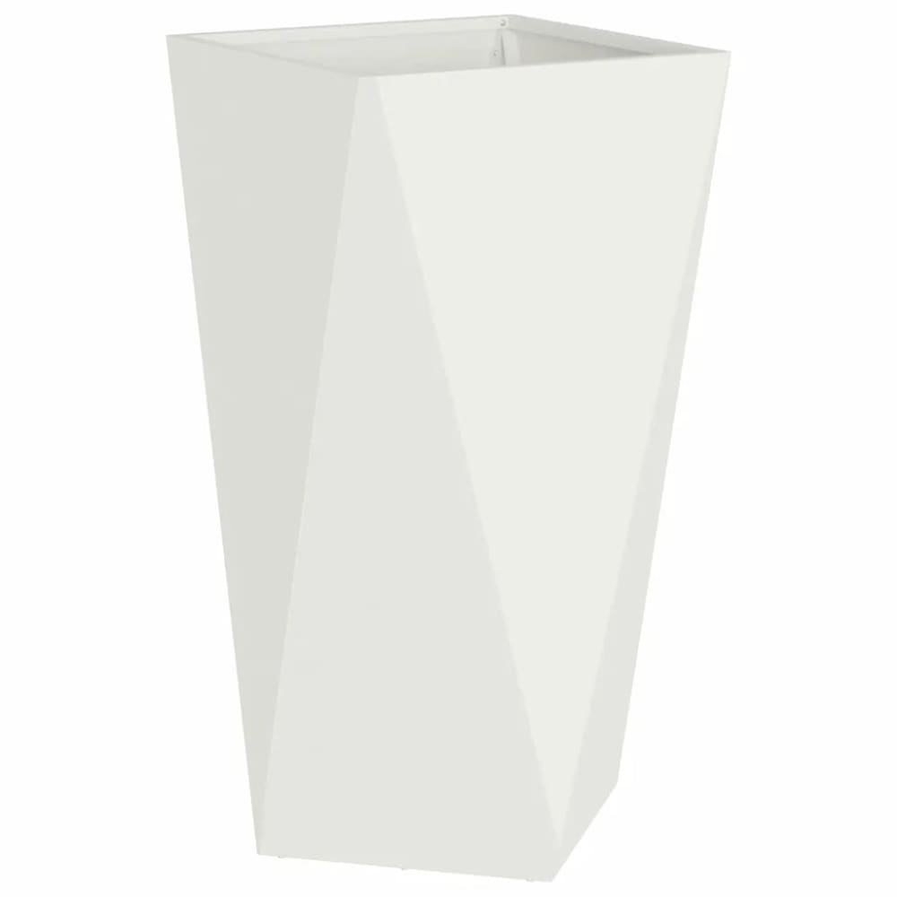 Jardinière rectangulaire moderne pour blanche 40 x 40 x 75 cm