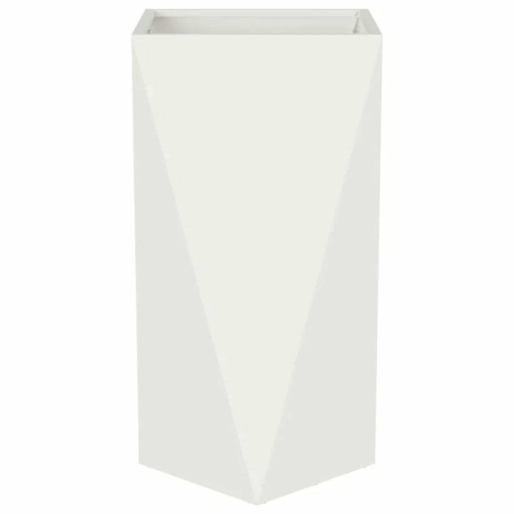 Jardinière rectangulaire moderne pour blanche 40 x 40 x 75 cm — vue 3