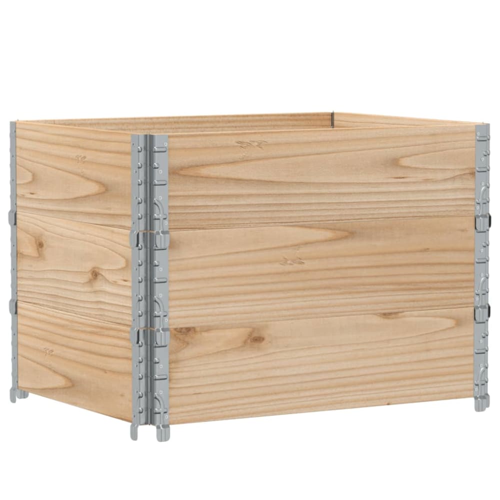 Jardinière bac lit surélevé bois marron 80 x 60 x 60.5 cm