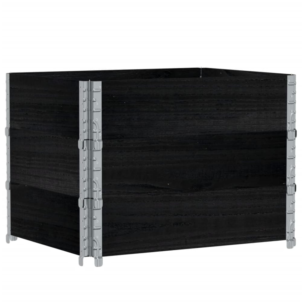 Jardinière bac lit surélevé bois marron 80 x 60 x 60.5 cm
