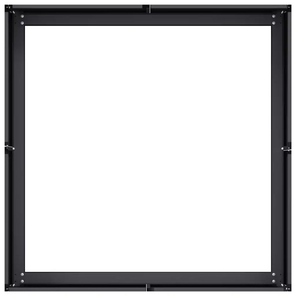 Jardinière carrée moderne pour 80 x 80 x 30 cm noir — vue 4