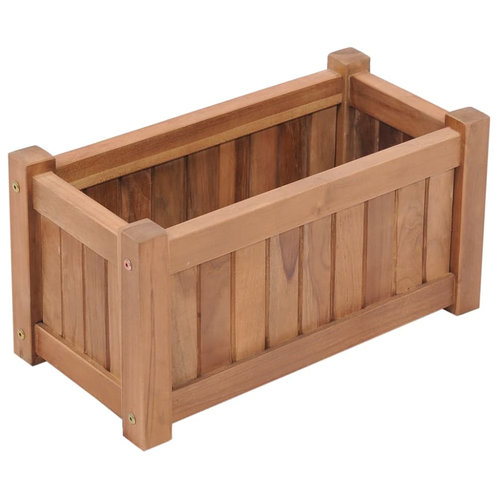 Jardinière lit surélevé plantes bois marron 50 x 25 x 25 cm