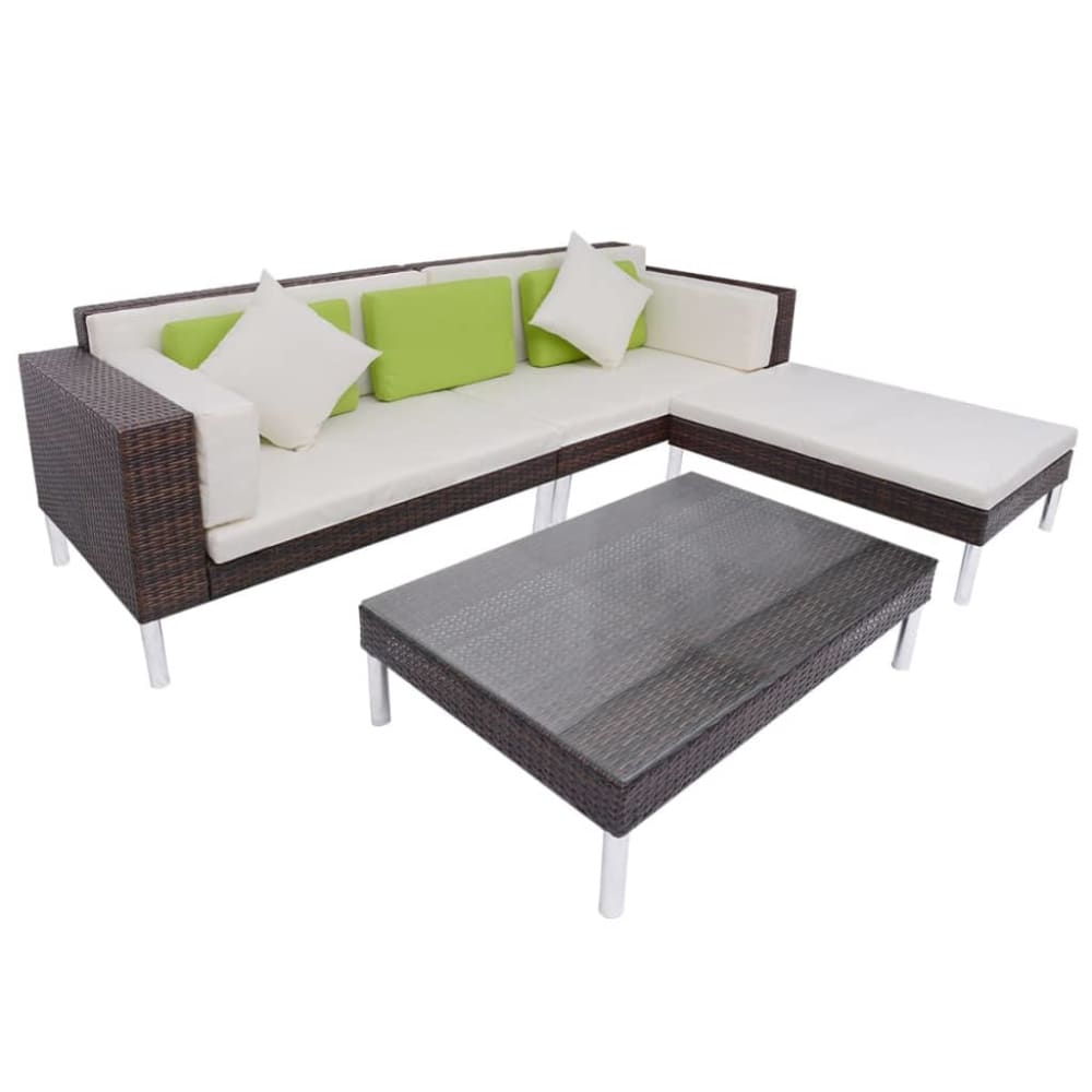 Salon de jardin meuble résine marron 116 x 78 x 73 cm Salon de jardin meuble résine marron 116 x 78 x 73 cm