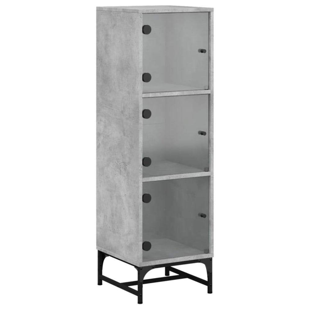 Bahut commode armoire verre 35 x 37 x 120 cm