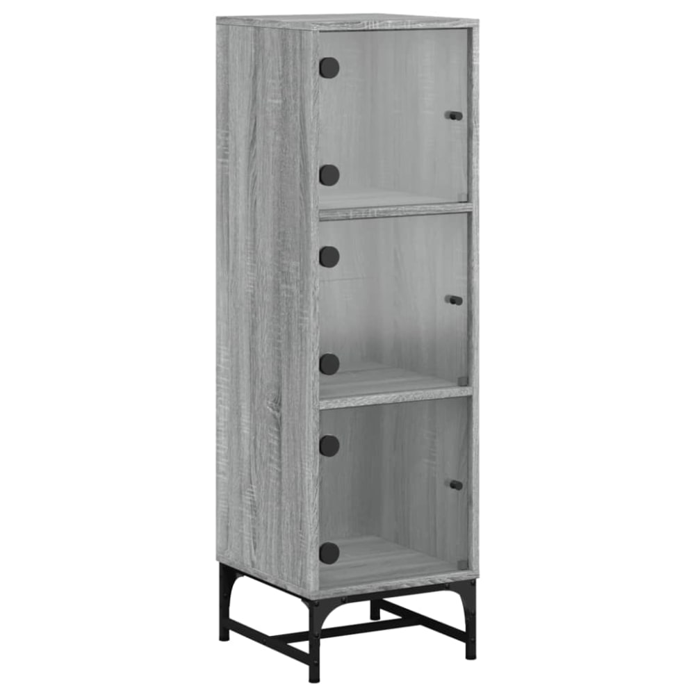 Bahut commode armoire verre 35 x 37 x 120 cm