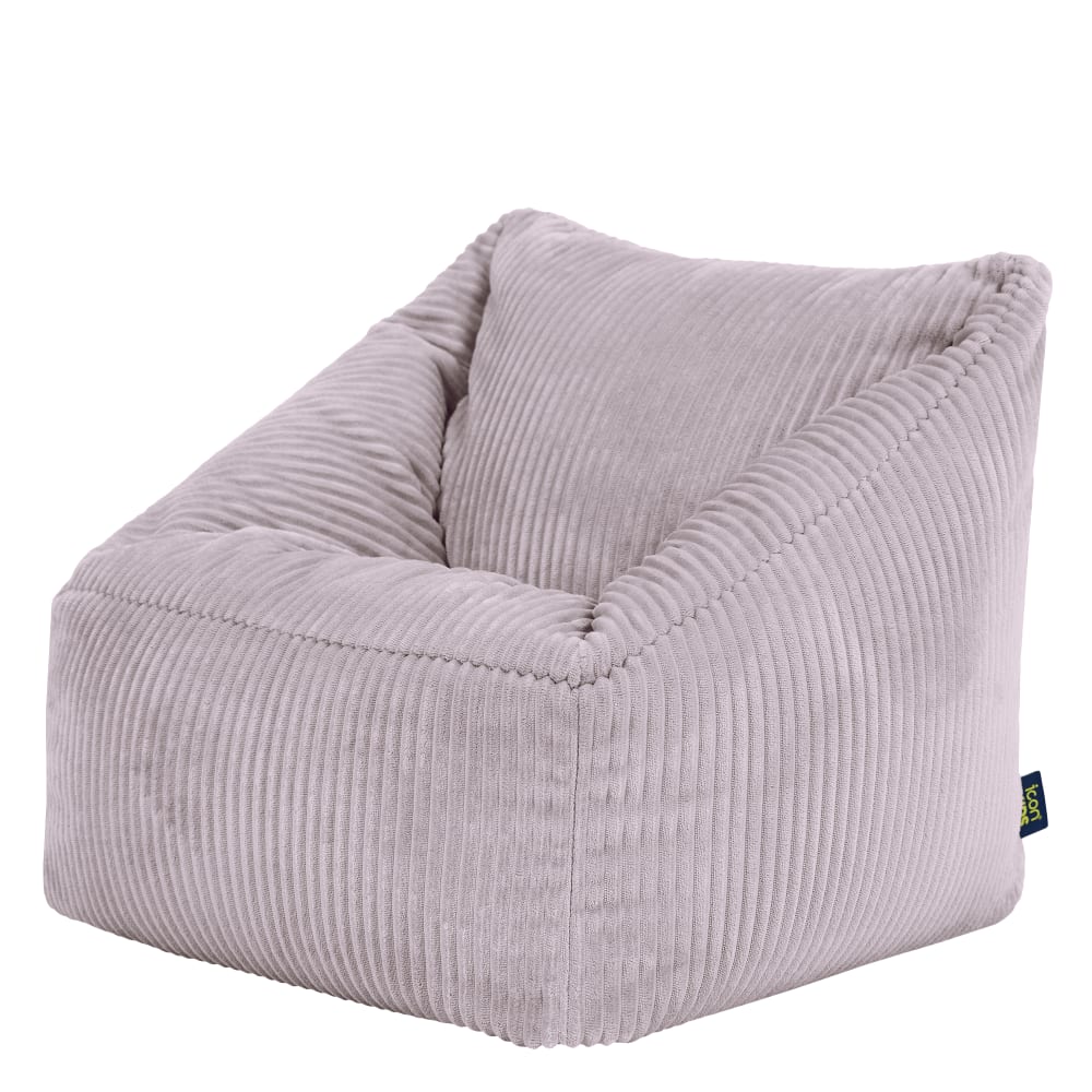 Flauschiger Sitzsack-Sessel für Kinder aus Cord, Lila - Maisons