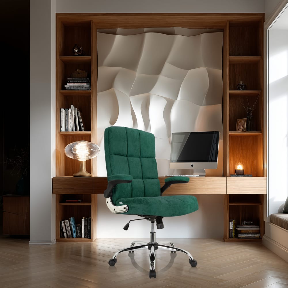 Home Office Chefsessel aus Stoff, Mystic Forest - Maisons Du