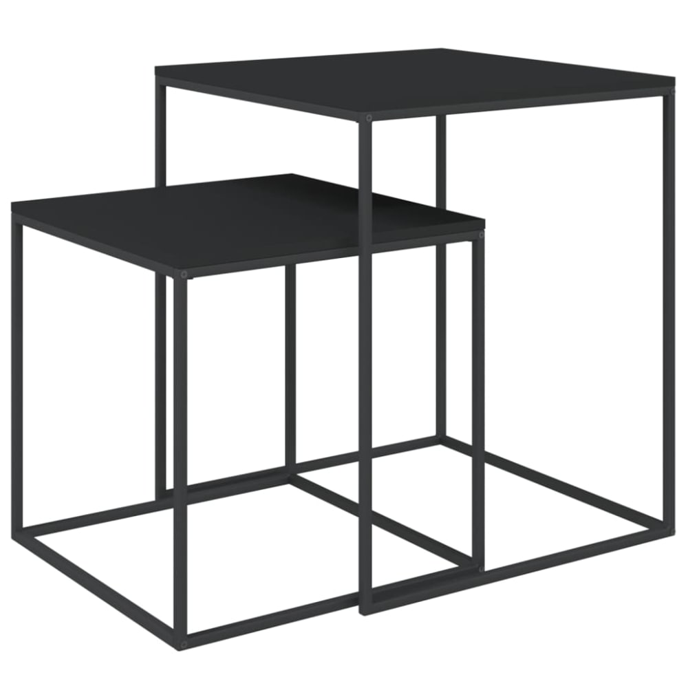 Ensemble de table basse marron 40 x 40 x 48 cm Ensemble de table basse marron 40 x 40 x 48 cm