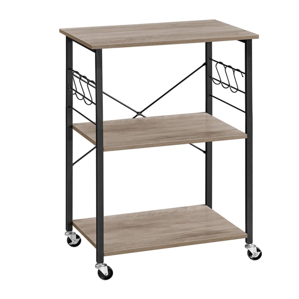 Étagère de cuisine desserte 40 x 60 x 89 cm gris Étagère de cuisine desserte 40 x 60 x 89 cm gris