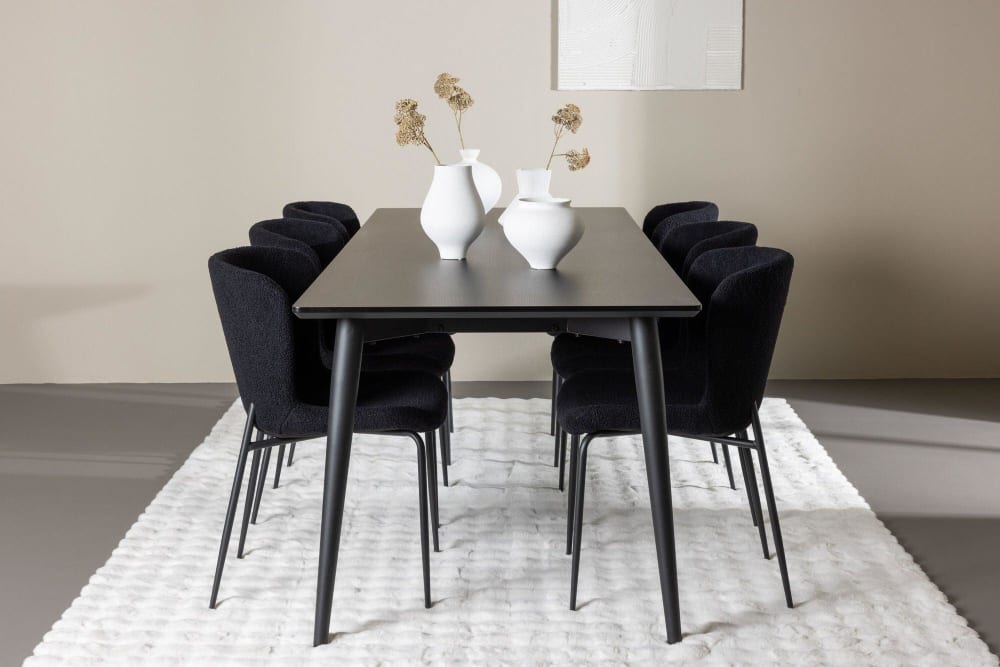 Essgruppe Esstisch Ellis 230*85cm mit Stühlen Modesto - Maisons