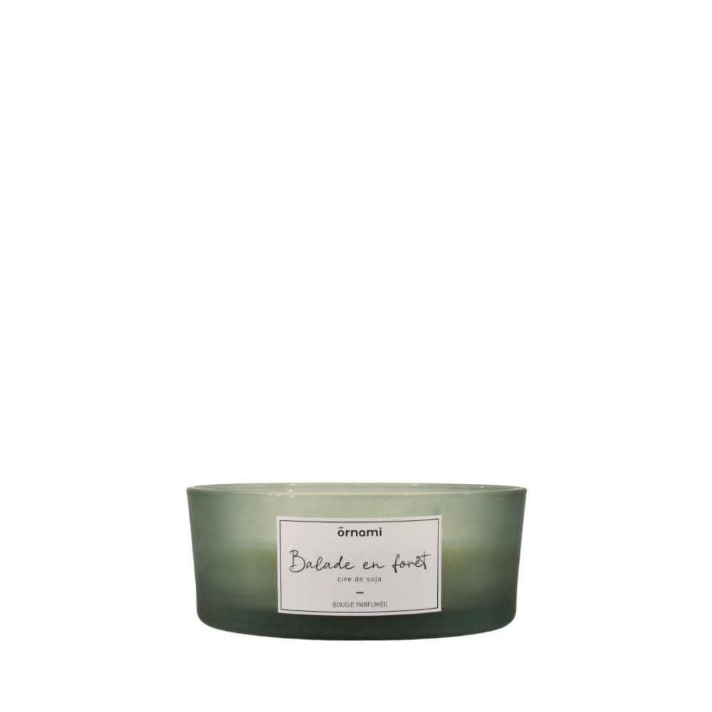 Bougie parfumée en cire de soja 4 mèches ''balade en forêt'' 380gr Bougie parfumée en cire de soja 4 mèches ''balade en forêt'' 380gr