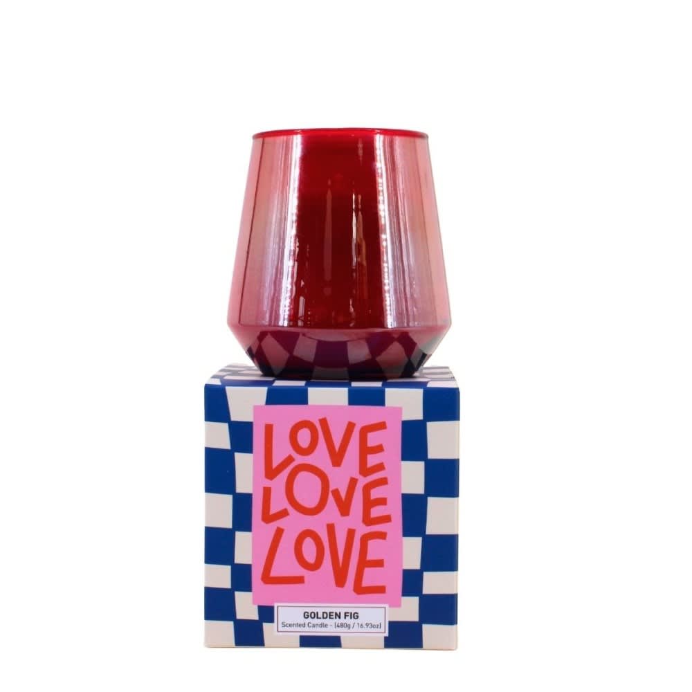 Bougie parfumée verre lustré 480g, boite cadeau Bougie parfumée verre lustré 480g, boite cadeau