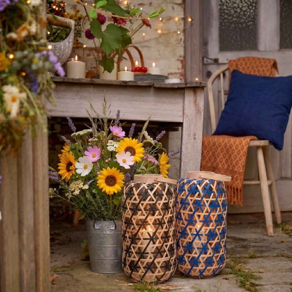 Lanterne en bambou noir 50cm — vue 3