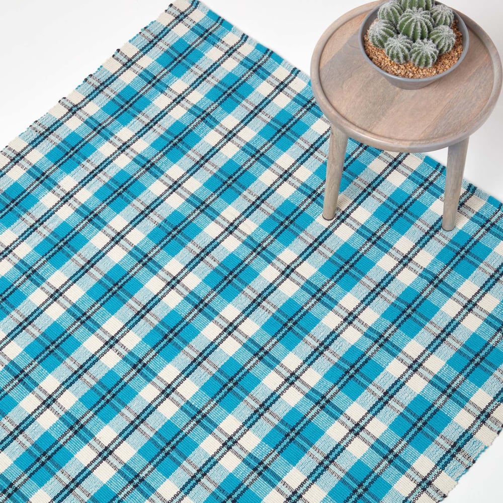 Teppich baumwolle blau 120x170 cm - Maisons Du Monde