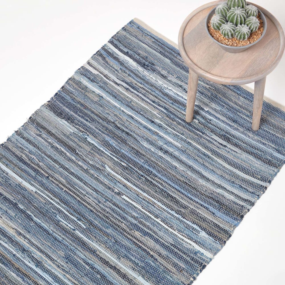 Teppich denim blau 150x240 cm - Maisons Du Monde
