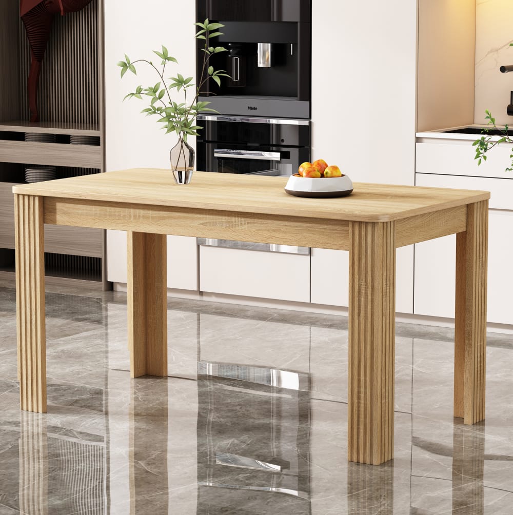 Esstisch aus Holzwerkstoff eichenfarben - Maisons Du Monde