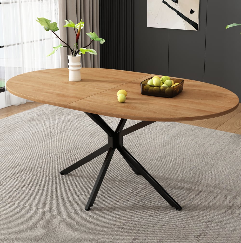 Esstisch aus Holzwerkstoff naturfarben - Maisons Du Monde