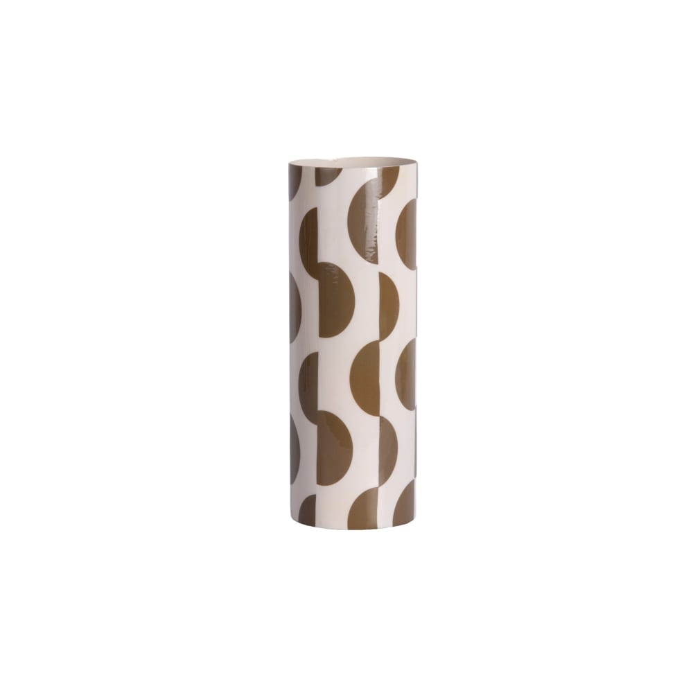 Vase acier brun moka 9x9x25.5cm Vase acier brun moka 9x9x25.5cm