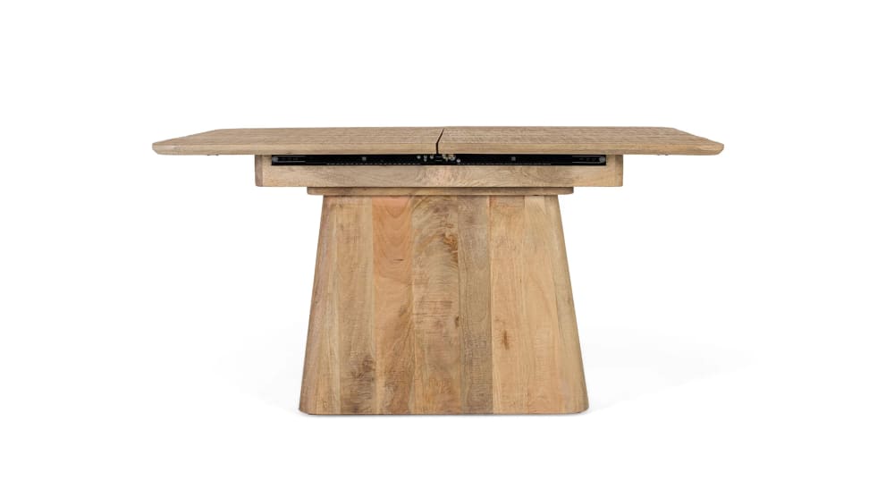 Table de salle à manger extensible en bois de manguier 150/200 Table de salle à manger extensible en bois de manguier 150/200