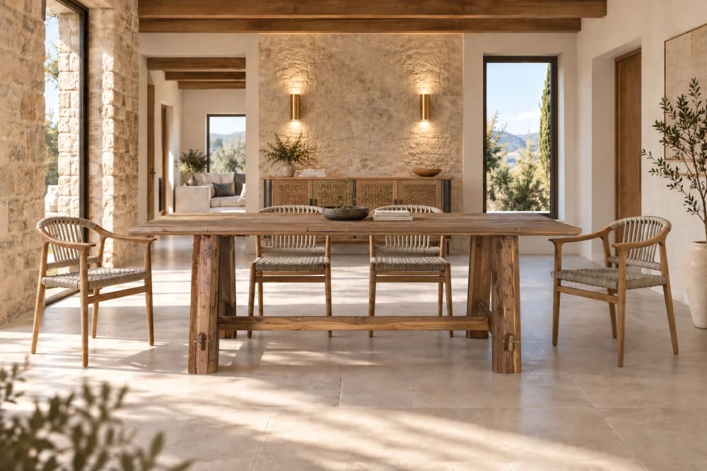 Esstisch aus recyceltem Teakholz, 220 cm - Maisons Du Monde