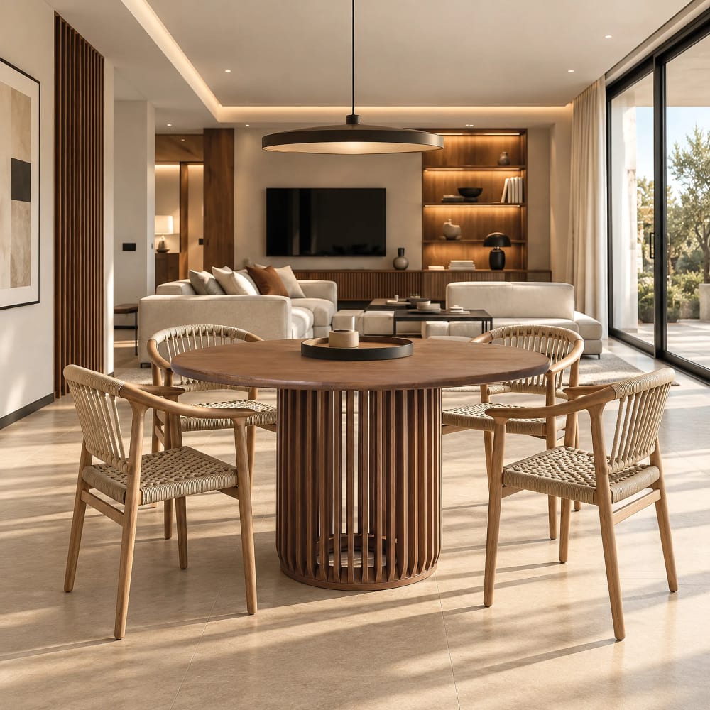 Esstisch aus Mangoholz, 120 cm, moderner Stil - Maisons Du Monde