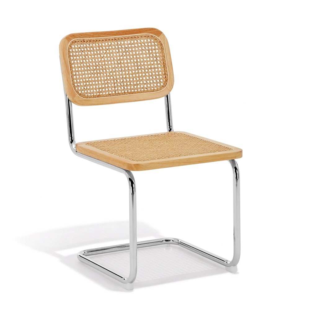 Lot de 2 chaises en rotin rotin clair Lot de 2 chaises en rotin rotin clair
