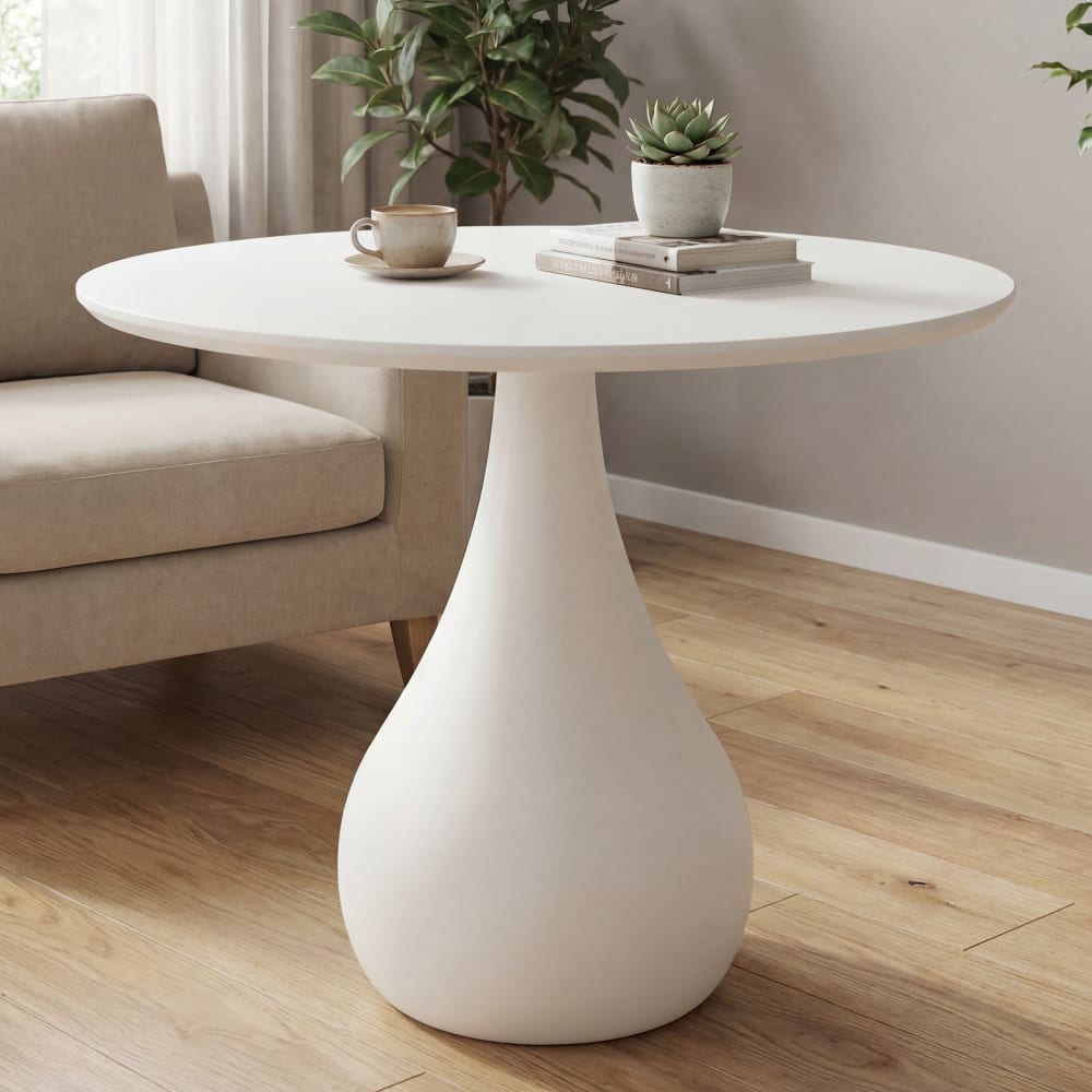 Esstisch Mittel aus Beton 91.4x91.4x75 - Maisons Du Monde
