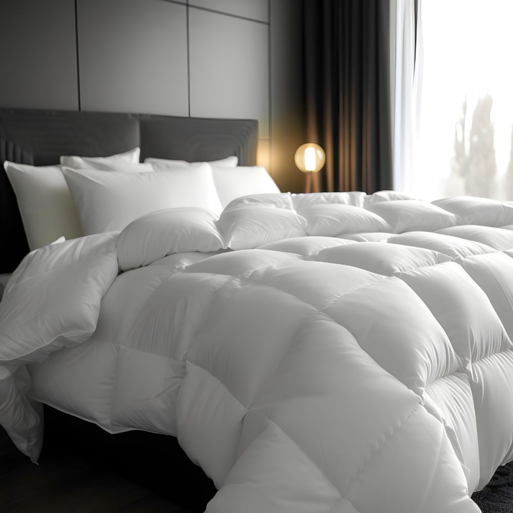 Couette hiver en plumes et duvet 360g 240x280 cm Couette hiver en plumes et duvet 360g 240x280 cm