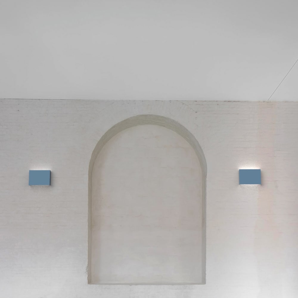 Applique murale bleu avio mat led - l 15 cm - 4000k Applique murale bleu avio mat led - l 15 cm - 4000k
