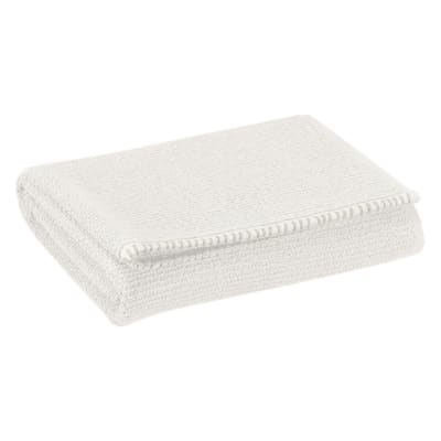Serviette invite  en coton neige 30 x 50 cm