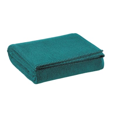 Drap de bain  en coton paon 90 x 150 cm