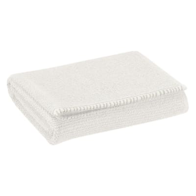Serviette de toilette  en coton neige 50 x 100 cm
