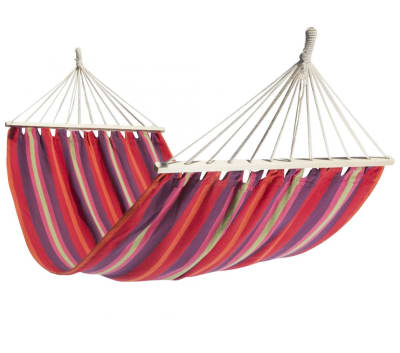 Hamac simple à barre en tissu tamarillo