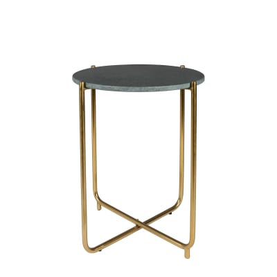 Table d'appoint en marbre vert