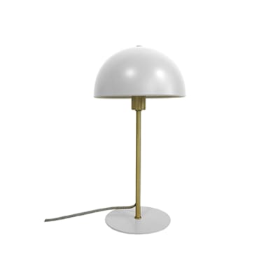 Lampe de table fer blanc 20x20x39cm