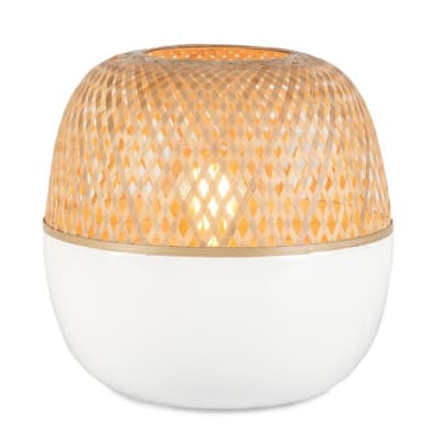 Lampe à poser bambou H33cm