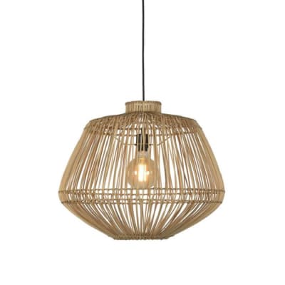 Suspension rotin naturel D60cm