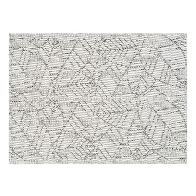 Set de table  en polyester gris 33 x 45 cm