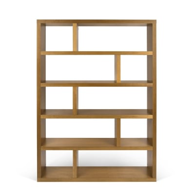 Bibliothèque effet bois mukali