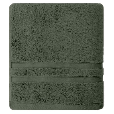 Serviette de toilette 600 g/m² eucalyptus 50x100 cm