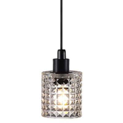 Suspension verre transparent D10,8cm