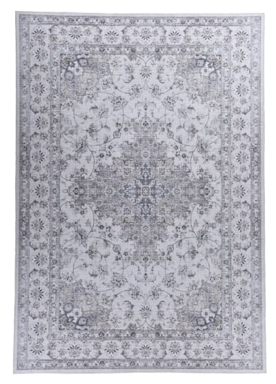 Tapis imprimé en motif keshan vintage - crème 160x230 cm