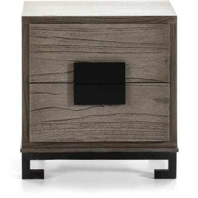 Table de chevet rectangulaire en bois argovejo