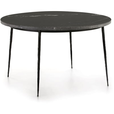 Table à dîner ronde en marbre armesto