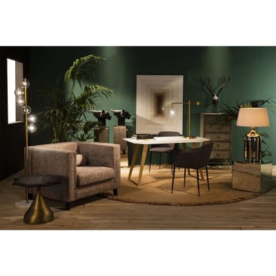 Table à dîner rectangulaire en bois armunia