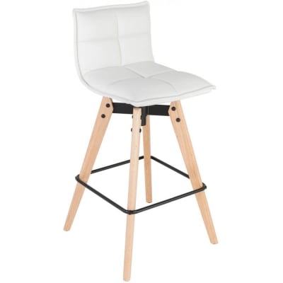 Chaise de bar blanche