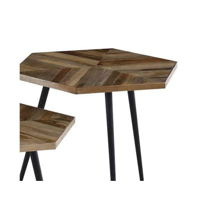 Tables basses hexagonales