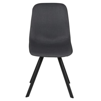 Chaise en tissu gris
