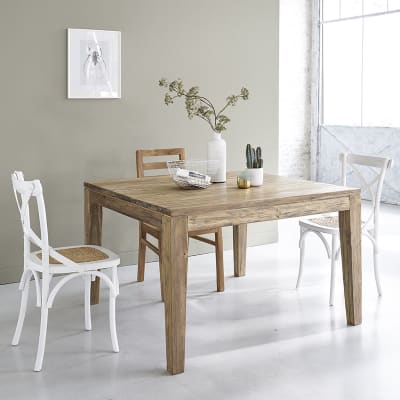 Table en teck recyclé massif 10 pers.